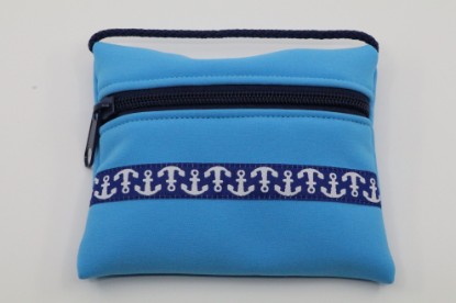 Bild von Softshell-Täschli Anker weiss blau auf blau