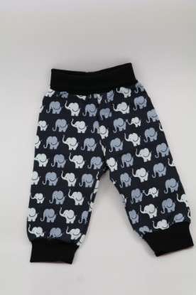 Bild von Pumphose Gr. 62 Sweat Elefantenparade granit